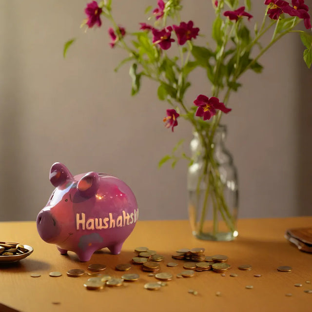 Sparschwein "Haushaltskasse" - Klein