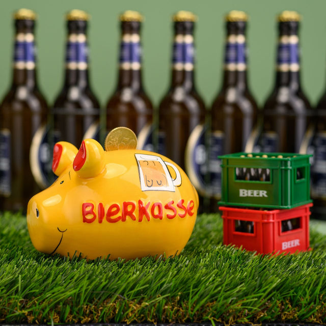 Sparschwein "Bierkasse" - Klein