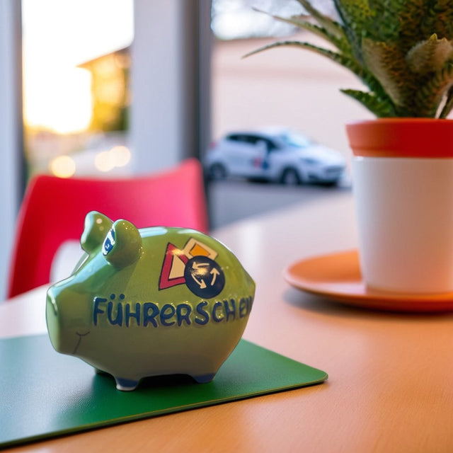 Sparschwein "Führerschein" - Klein