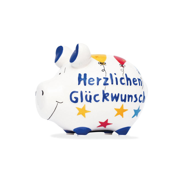 Sparschwein "Herzlichen Glückwunsch"