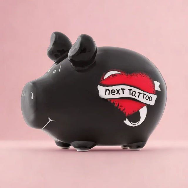 Sparschwein "Next Tattoo" - Klein