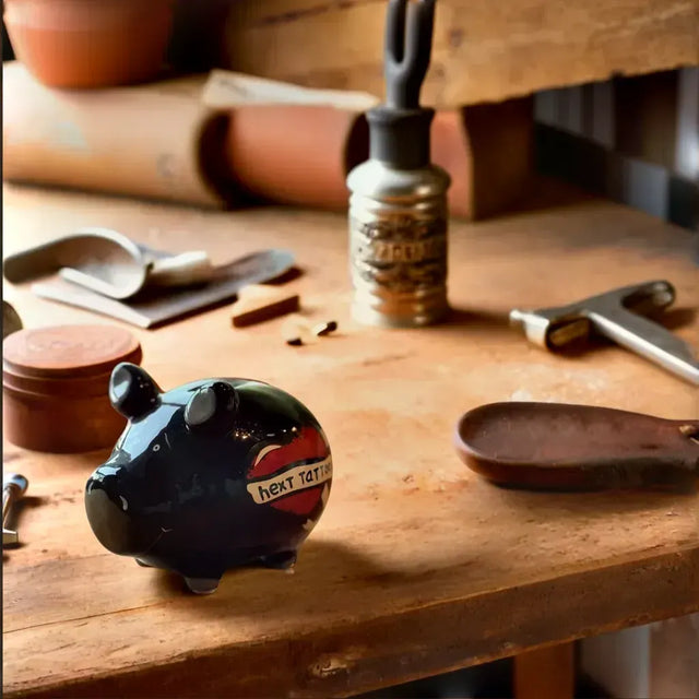 Sparschwein "Next Tattoo" - Klein