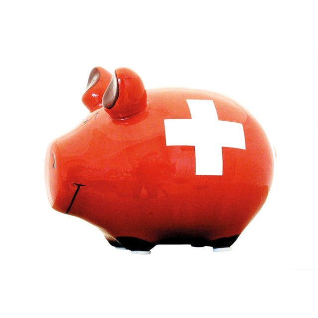 Sparschwein Schweizer Bank - Klein