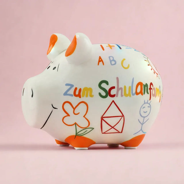 Sparschwein "Zum Schulanfang" - Klein