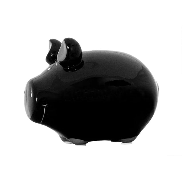 Sparschwein Basic Schwarz - Klein