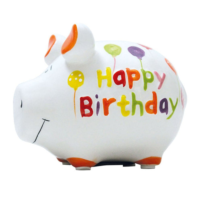 Sparschwein "Happy Birthday" - Klein