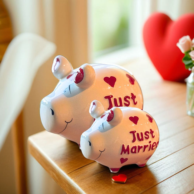 Sparschwein "Just Married"