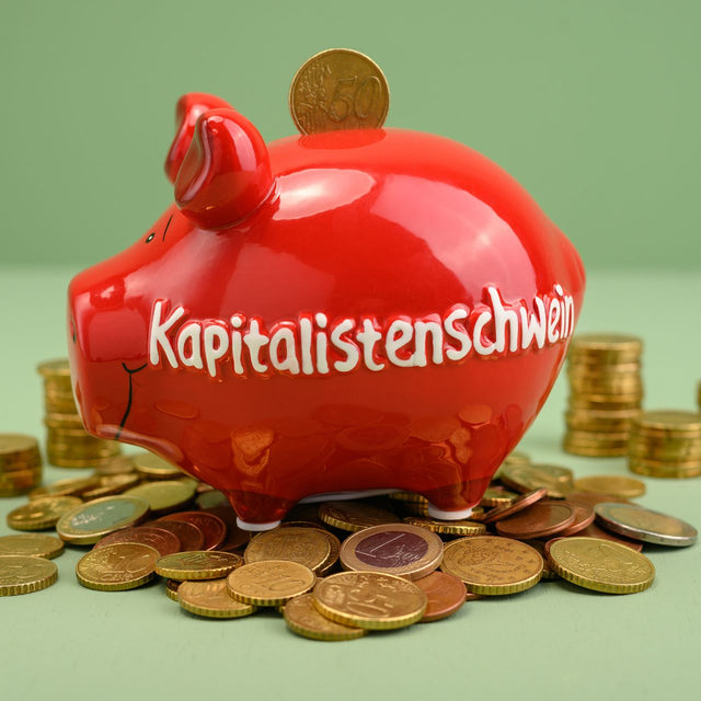 Sparschwein "Kapitalistenschwein" - Klein