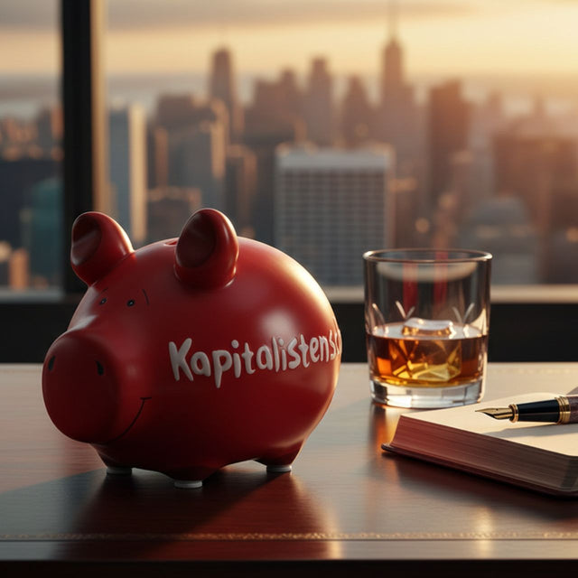 Sparschwein "Kapitalistenschwein" - Klein