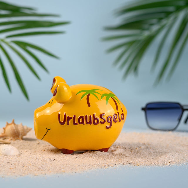 Sparschwein "Urlaubsgeld" - Klein