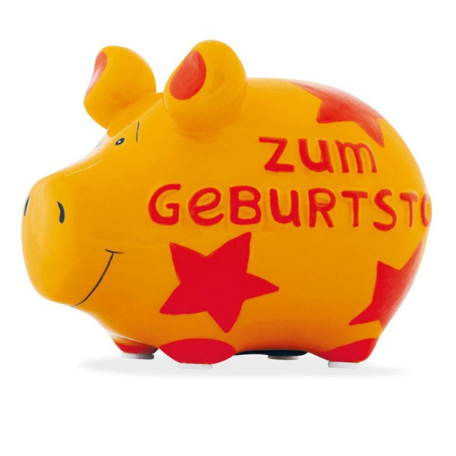 Sparschwein "Zum Geburtstag" - Klein