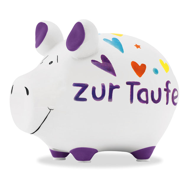 Sparschwein "Zur Taufe" - Klein