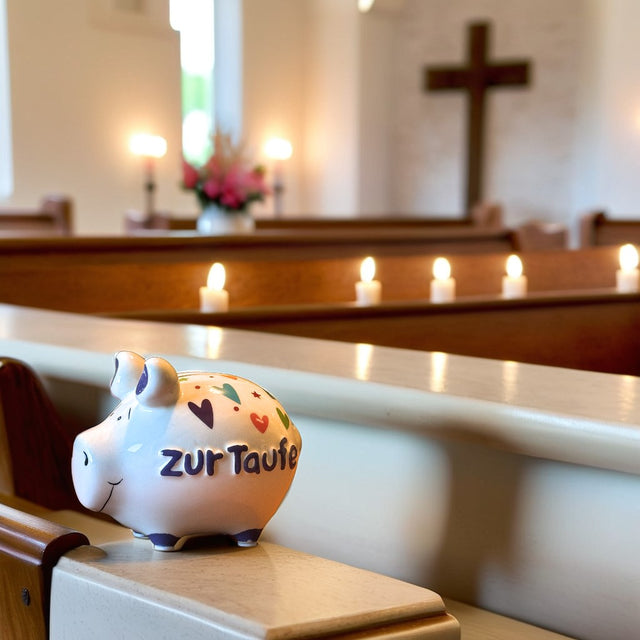 Sparschwein "Zur Taufe" - Klein