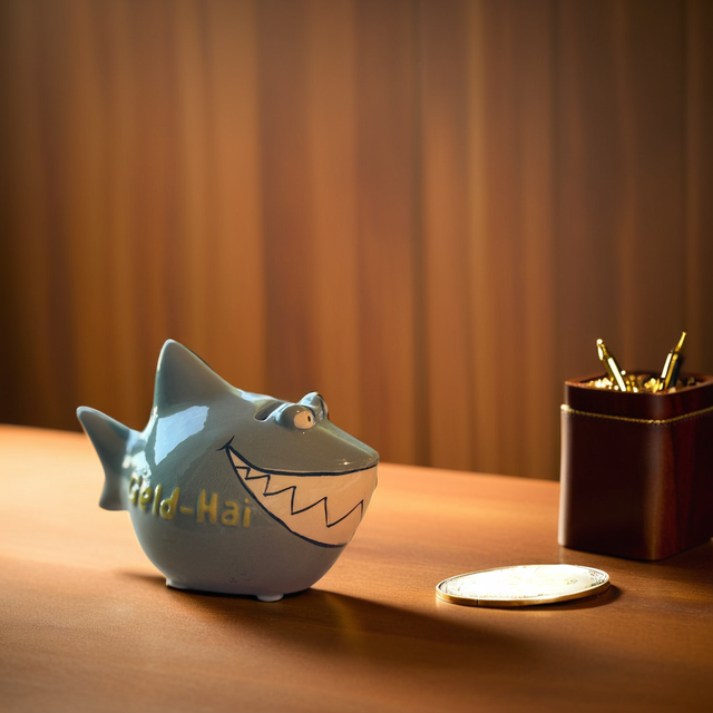 Sparhai "Geld-Hai" - Klein