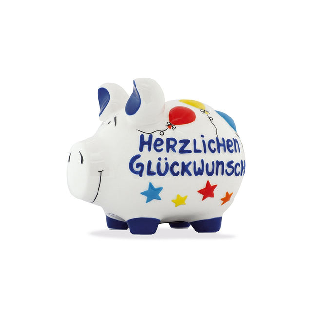 Sparschwein "Herzlichen Glückwunsch"