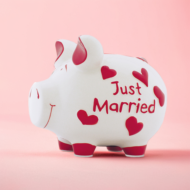 Sparschwein "Just Married"