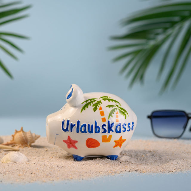 Sparschwein "Urlaubskasse" - Klein