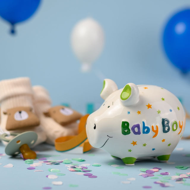 Sparschschwein "Baby Boy" - Klein