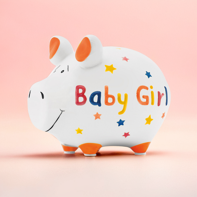 Sparschwein "Baby Girl" - Klein