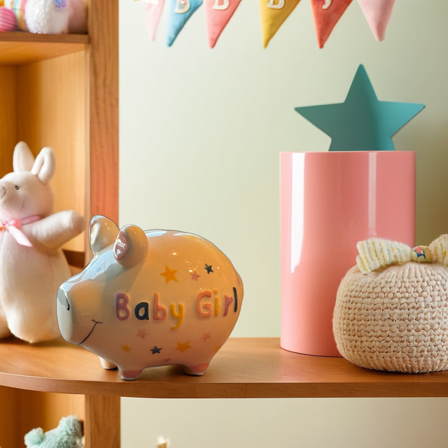 Sparschwein "Baby Girl" - Klein