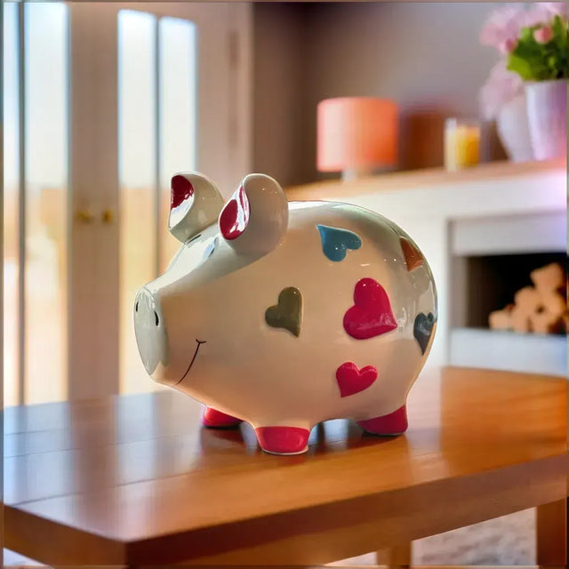 Sparschwein Herzen Bunt - Monster