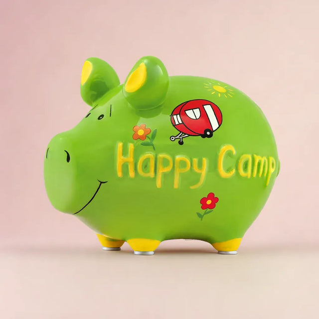 Sparschwein "Happy Camper"