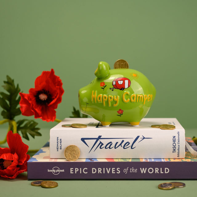 Sparschwein "Happy Camper"