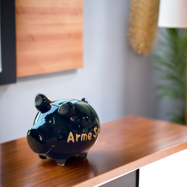 Sparschwein "Arme Sau" - Klein