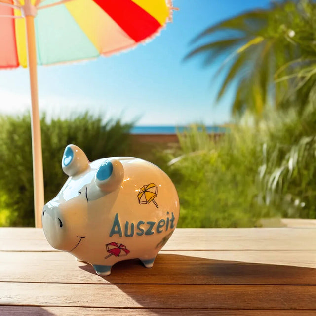 Sparschwein "Auszeit" - Klein