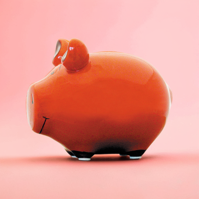 Sparschwein Basic Rot - Klein