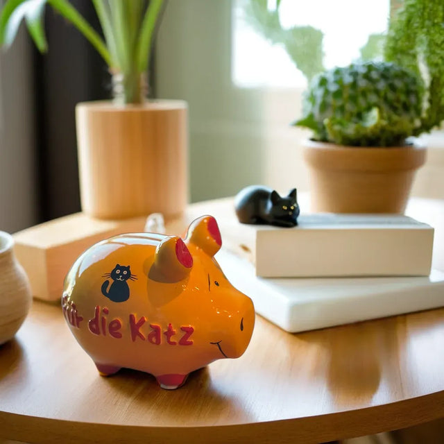 Sparschwein "Für die Katz" - Klein