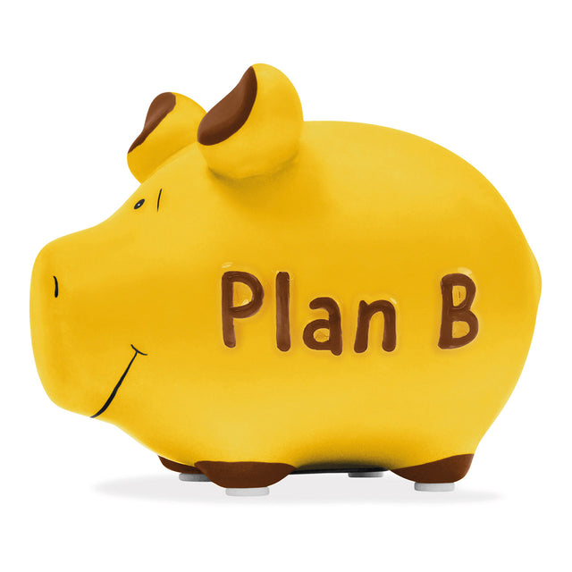 Sparschwein "Plan B" - Klein