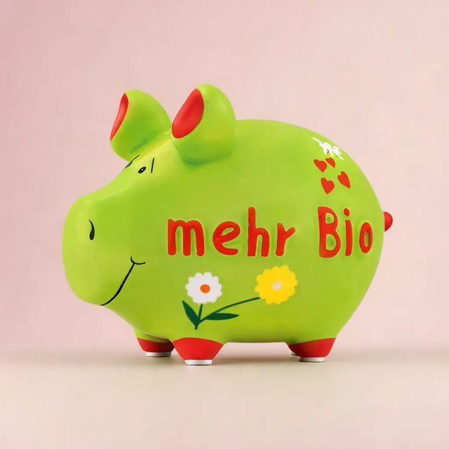 Sparschwein "Mehr Bio" - Klein