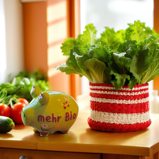 Sparschwein "Mehr Bio" - Klein