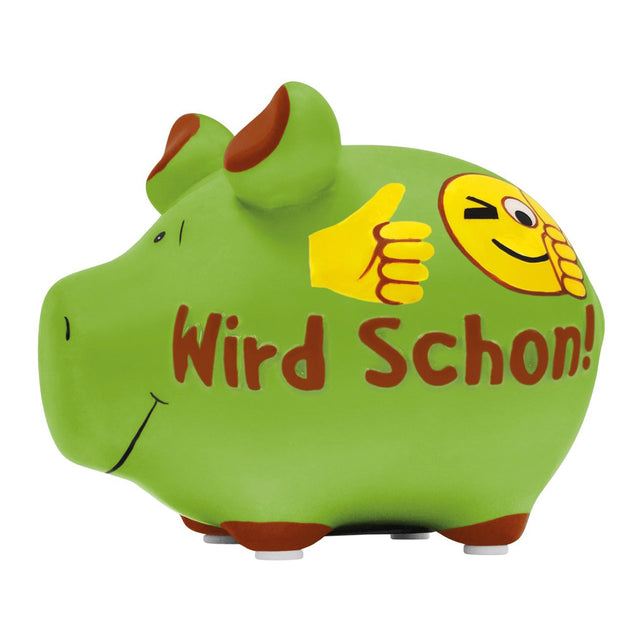 Sparschwein "Wird schon!" - Klein