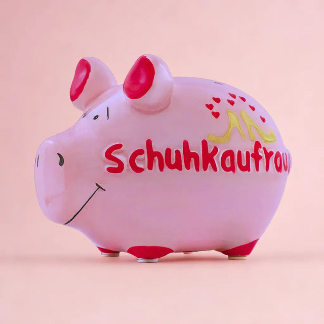 Sparschwein "Schuhkaufrausch" - Klein