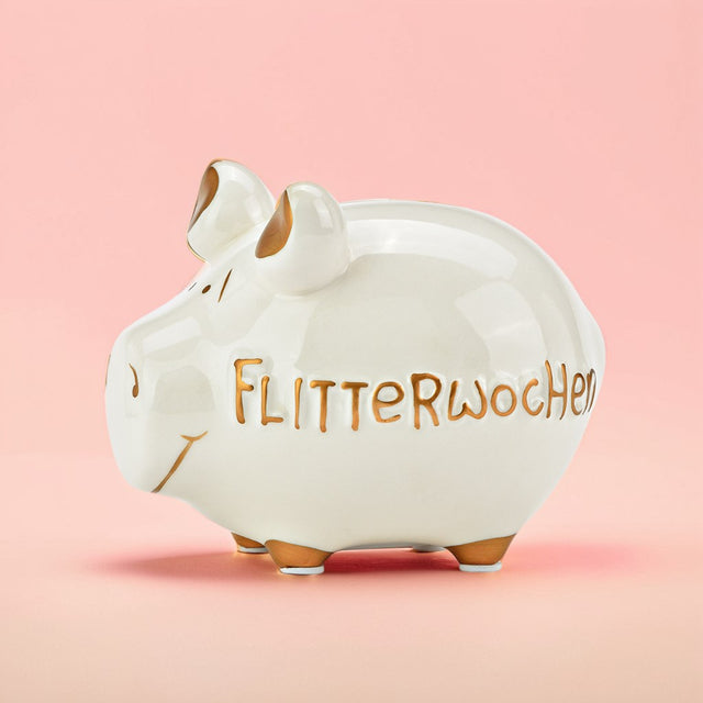 Sparschwein "Flitterwochen" - Klein