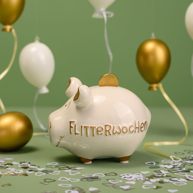 Sparschwein "Flitterwochen" - Klein