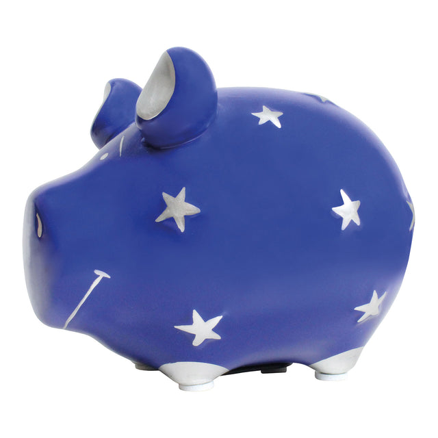 Sparschwein Sternenzauber Silber - Klein