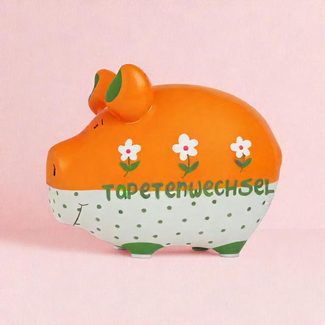 Sparschwein "Tapetenwechsel" - Klein