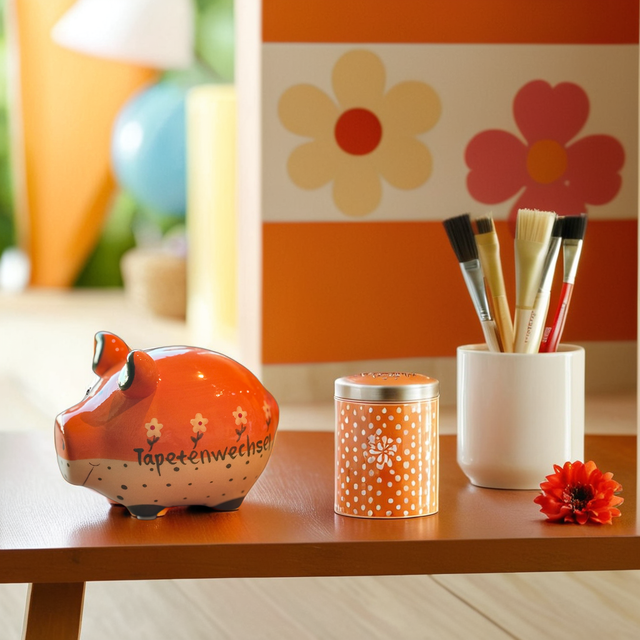 Sparschwein "Tapetenwechsel" - Klein