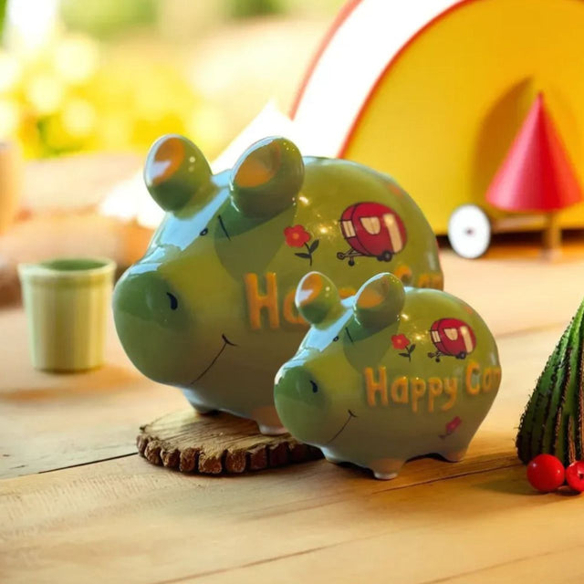 Sparschwein "Happy Camper"