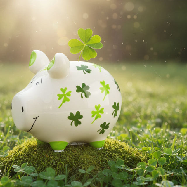 Sparschwein Kleeblatt - Klein