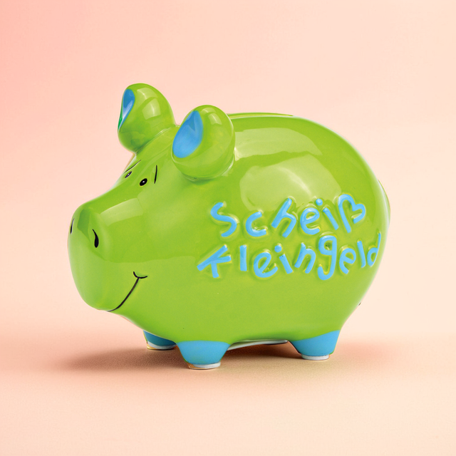 Sparschwein "Scheiß Kleingeld" - Klein