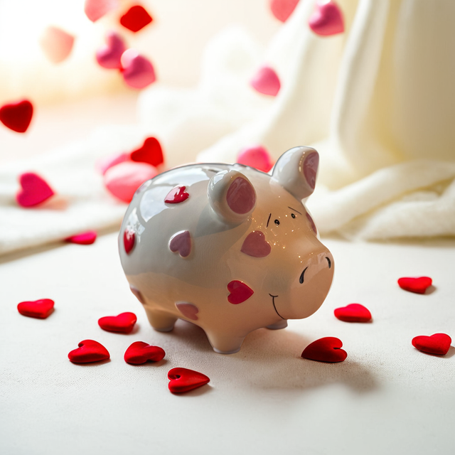 Sparschwein Herzchen - Mittel