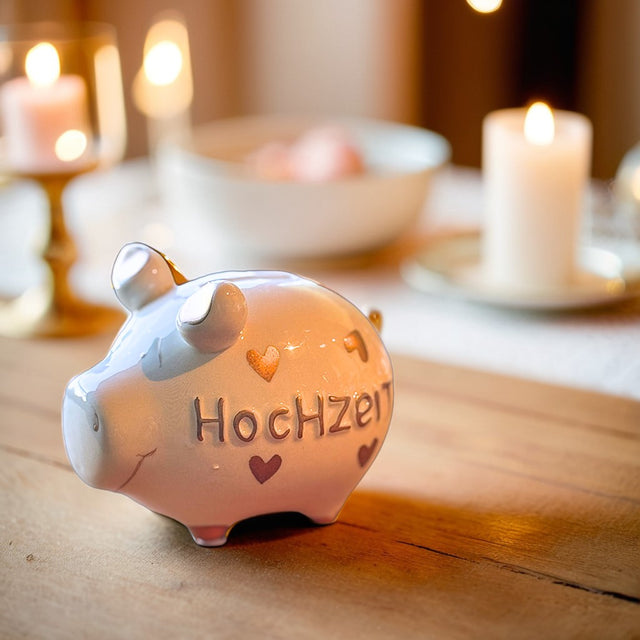 Sparschwein "Hochzeit" - Klein
