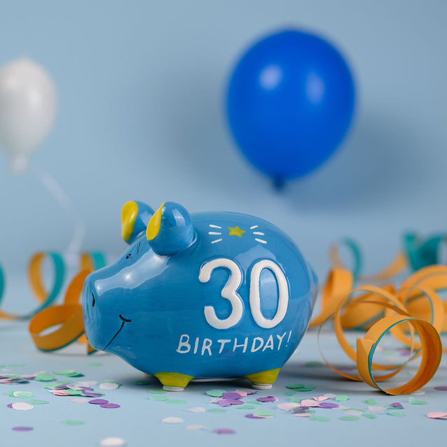 Sparschwein Geburtstag "30 Birthday!" - Klein