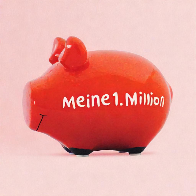 Sparschwein "Meine 1. Milion" - Klein