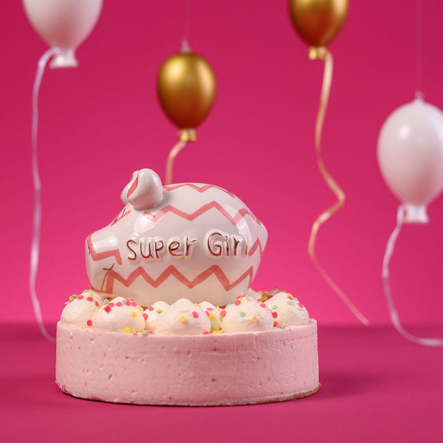Sparschwein "Super Girl" - Klein