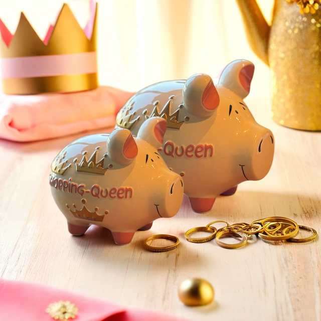 Sparschwein "Shopping Queen"